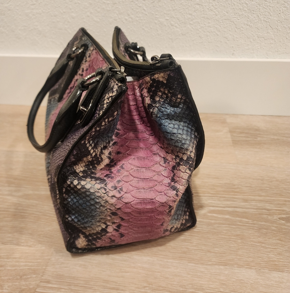 Rare, Limited Edition Coach Multi Python Mini Cro… - image 6